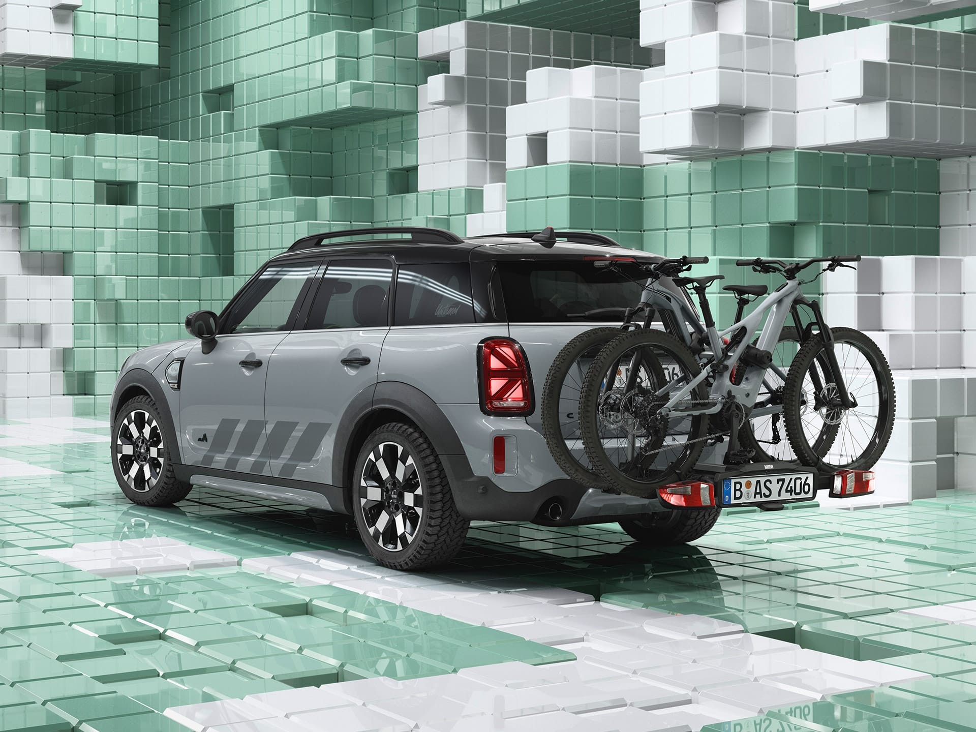 MINI Countryman Untamed Edition – traseira – suporte para bicicletas